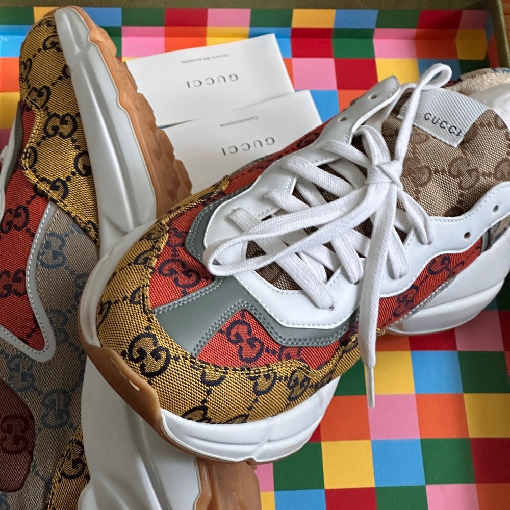 Gucci Colorful Logo Sneakers